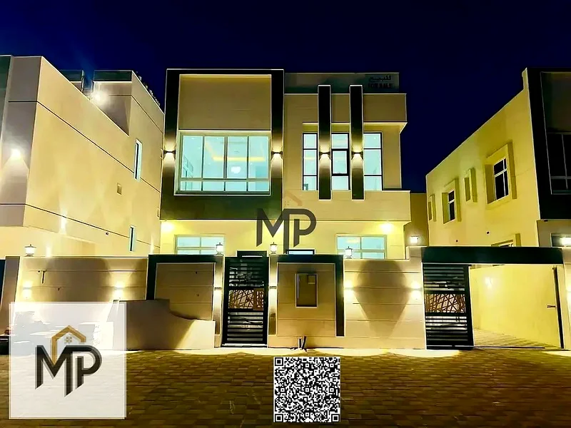 For sale, a distinctive villa in Al Helio, Ajman. Registration fees included. Now's your chance to own a luxurious villa with a modern design and high63899766247299110