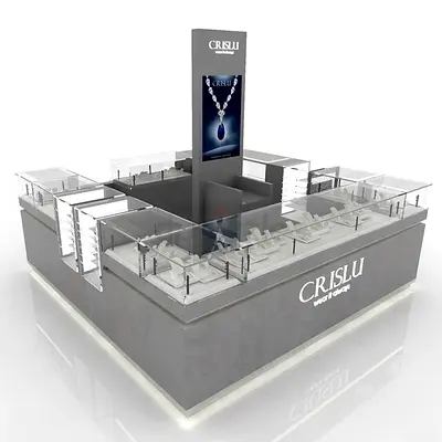 Luxury jewelry kiosk