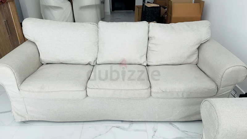 أريكة إيكيا إكتورب بثلاثة مقاعد مع غطاء إضافي63178430915971113