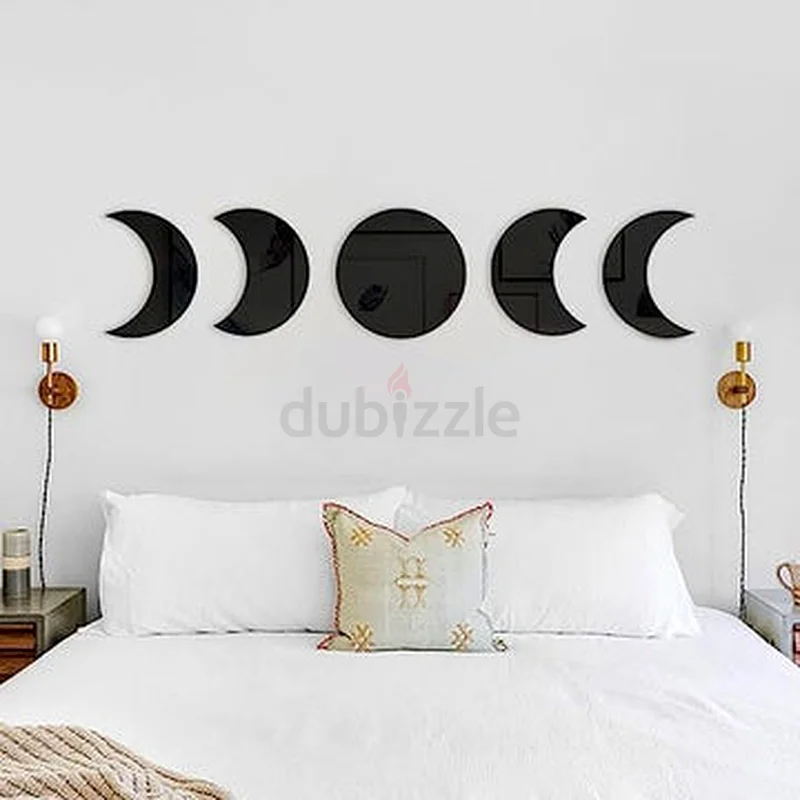 ACRYLICK HOME WALL DECOR MOON PHASE SET63179380303106112