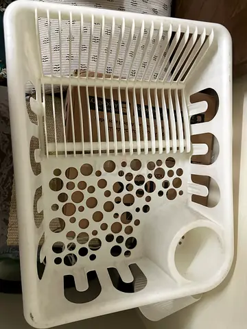 Ikea Sturdy White  Basket - Perfect for Organizing!
