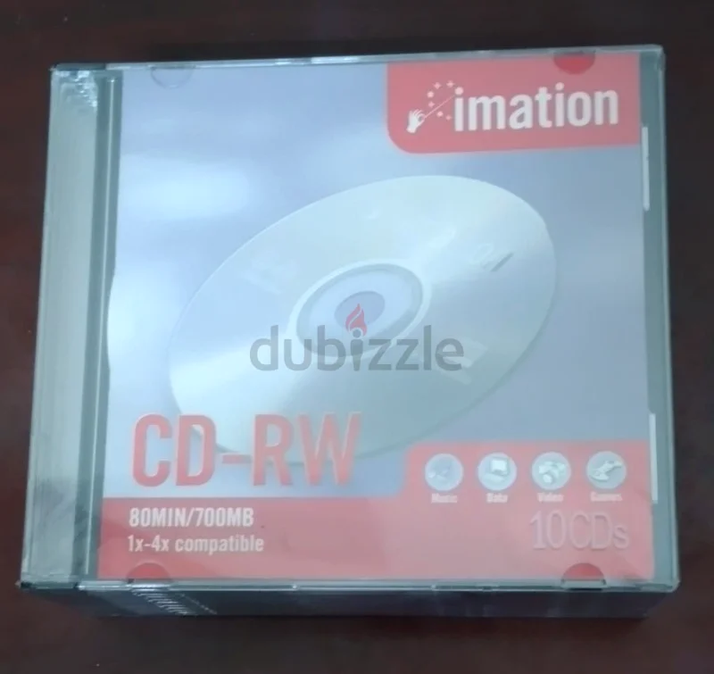 Imation CD-RW Discs - 10 Pack for Your Data Needs!632223407791391126