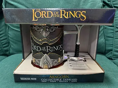 Lord of the Rings Aragorn Collectible Tankard / Mug.