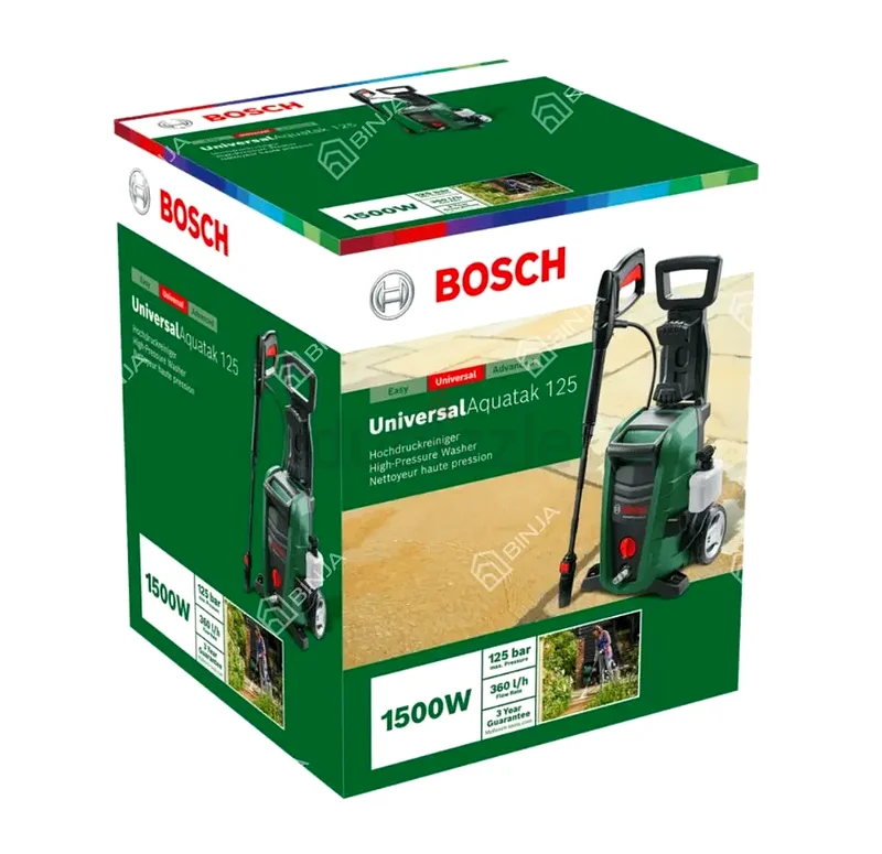 Powerful Bosch High-Pressure Washer 125bar63251897755906111
