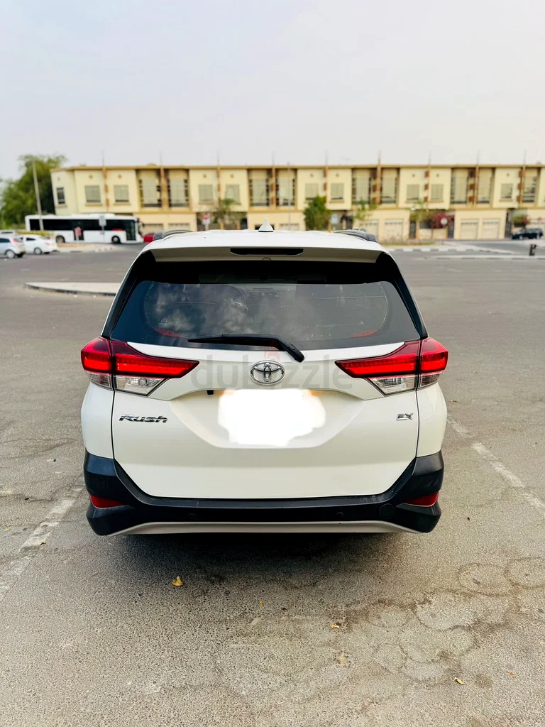 Toyota Rush GCC spec second owner family used car urgent sale location dubai rashidiya63158340961027111