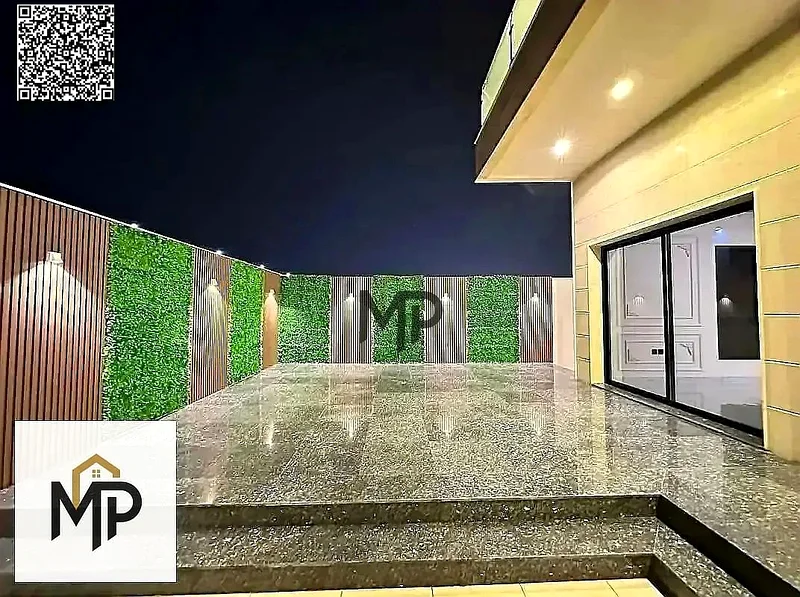 At a bargain price and without a down payment, a villa near the mosque, one of the most luxurious villas in Ajman, with a palace design, super deluxe63914831735555112