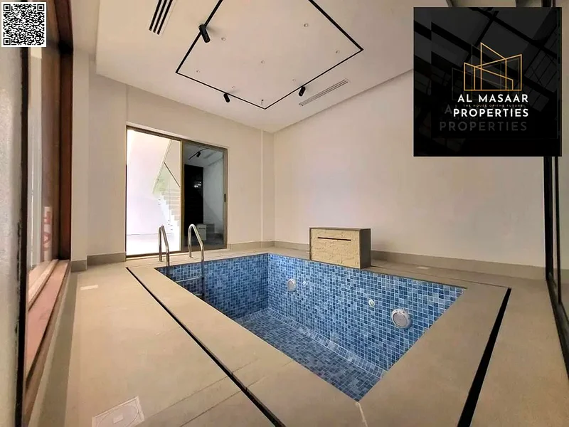 For sale, a villa with a swimming pool and shelves at an excellent price, including air conditioning, electricity and water. It has a large courtyard.63252424606723113