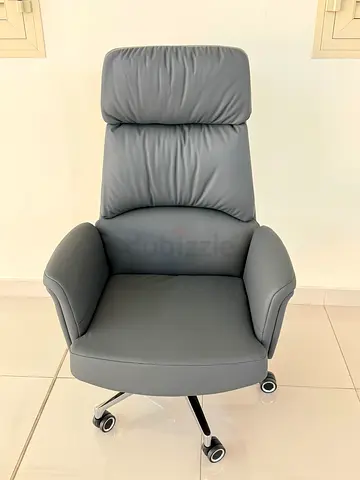 gray manger ceo leather chairs