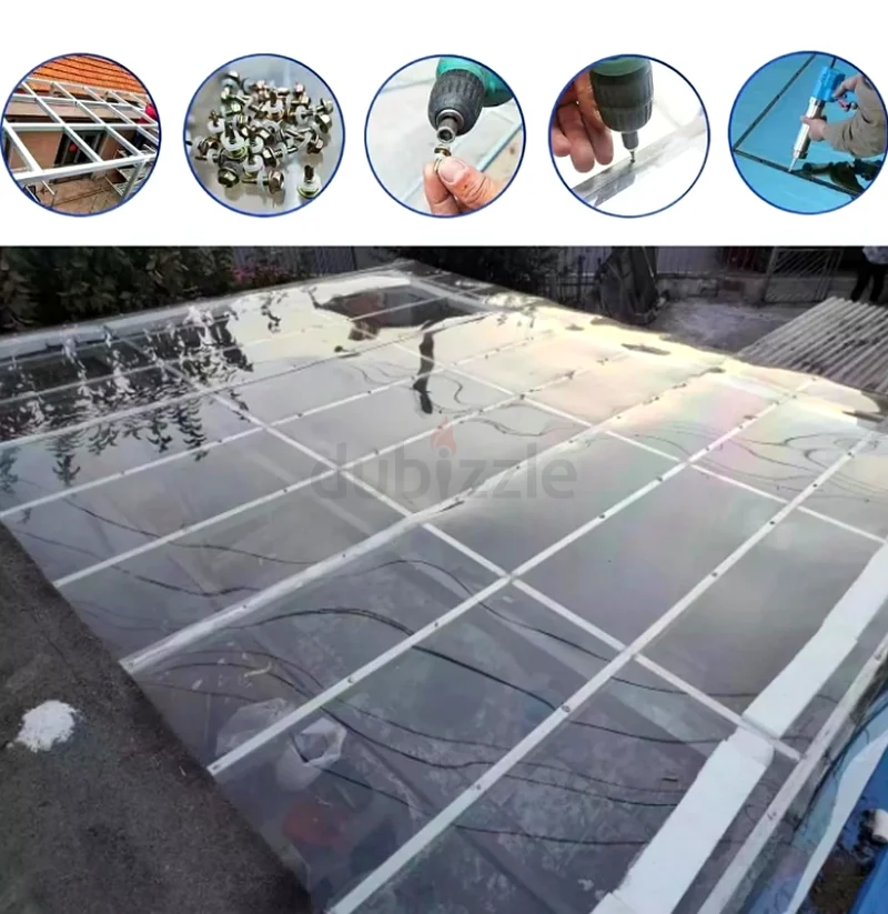 Stylish Acrylic clear sheet for for Roof and balcony63220319601155111