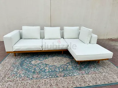 West elm Newport feather filled sectional sofa