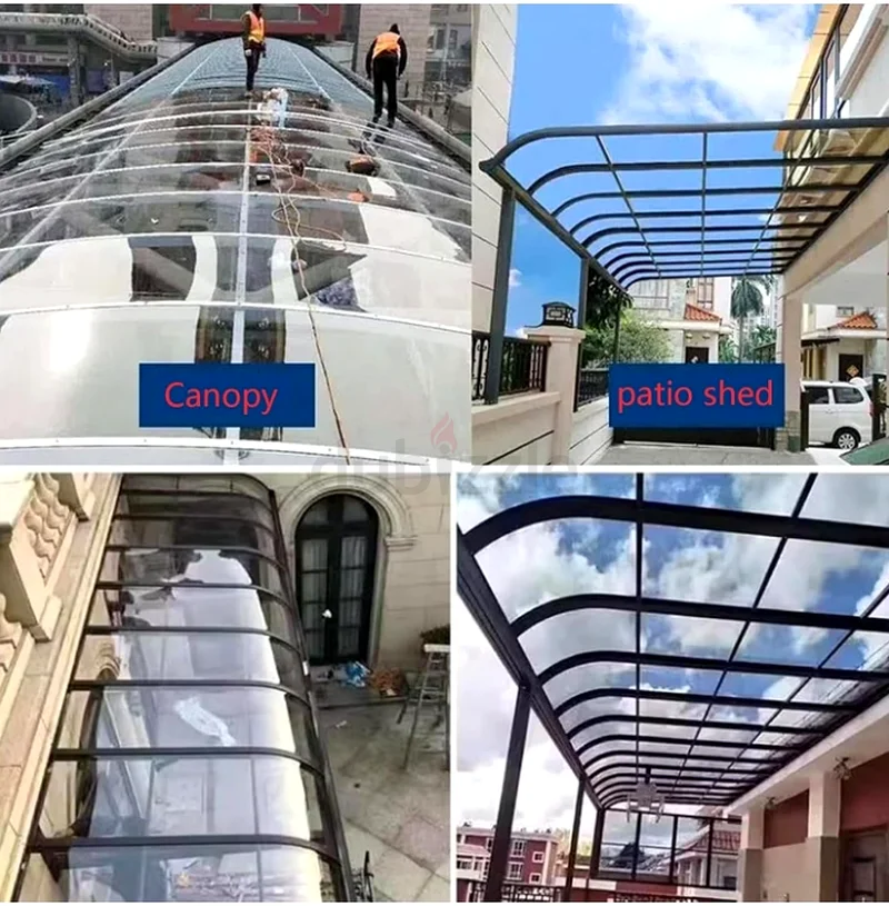 Stylish Acrylic clear sheet for for Roof and balcony63220319601155112