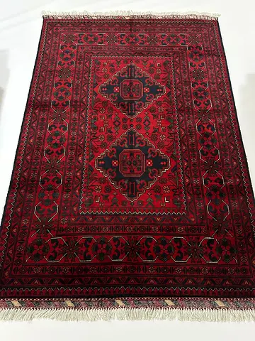 103 x 149 cm | new Handmade Stunning Belgic Turkmen Carpet