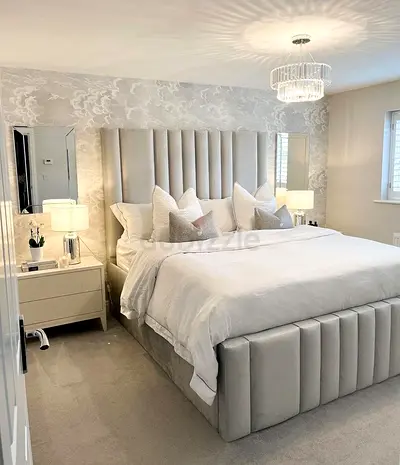 Luxurious Modern Bed with Elegant Design
