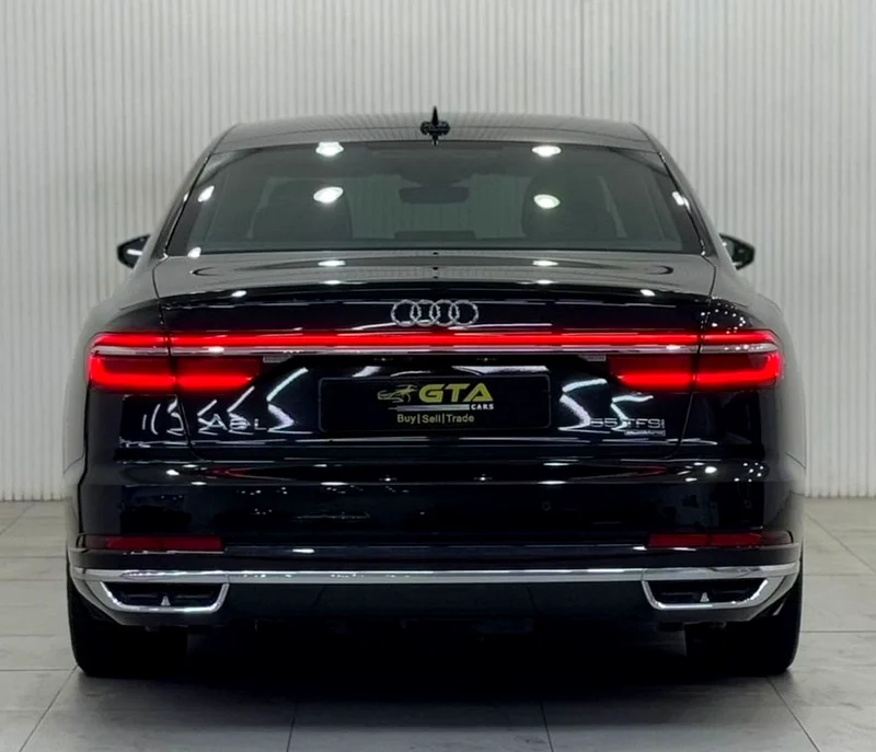 أودي A8 L 55 TFSI كواترو، 2018، ضمان لمدة سنة، سجل صيانة من الوكالة، خليجي63227251405442114