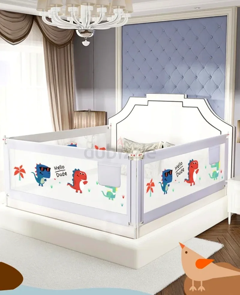 bed rail portable safety foldable adjustable height fall protection 180cm Toddler Crib guard63230708090242112