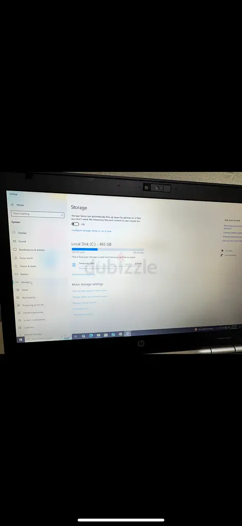HP Laptop i core 7   500 GB63254489534211116