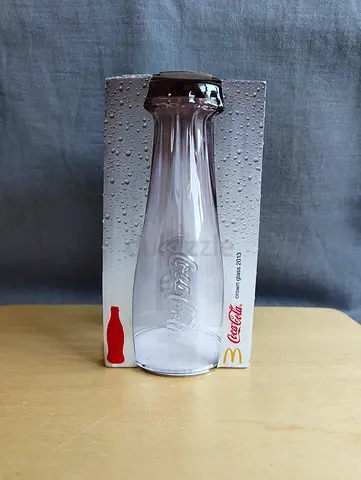 Coca Cola McDonalds 2013 Crown Glass PINK Original Pack Rare Japan Exclusive