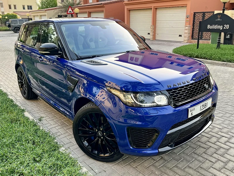 رينج روفر سبورت SVR V8 سعة 5.0 لتر، 575 حصان، للخليج، خيارات كاملة، طلاء أصلي، حالة ممتازة، مفتاحان63226219512579112