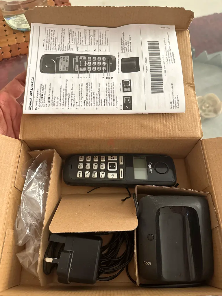 Gigaset Cordless Phone with Base Station - Unused  Ready to Go!