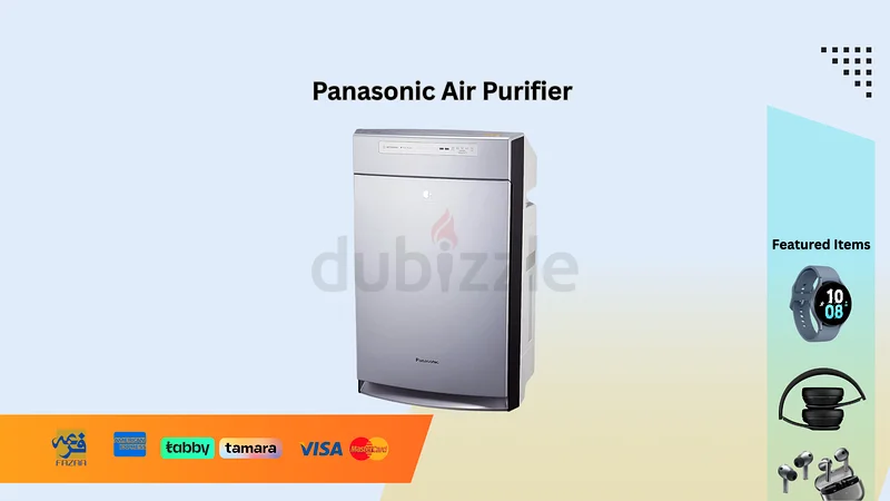 Panasonic Humidifier and Air Purifier, Nanoe Purification, Hepa Composite Filter, Delivery Available63258136623107115