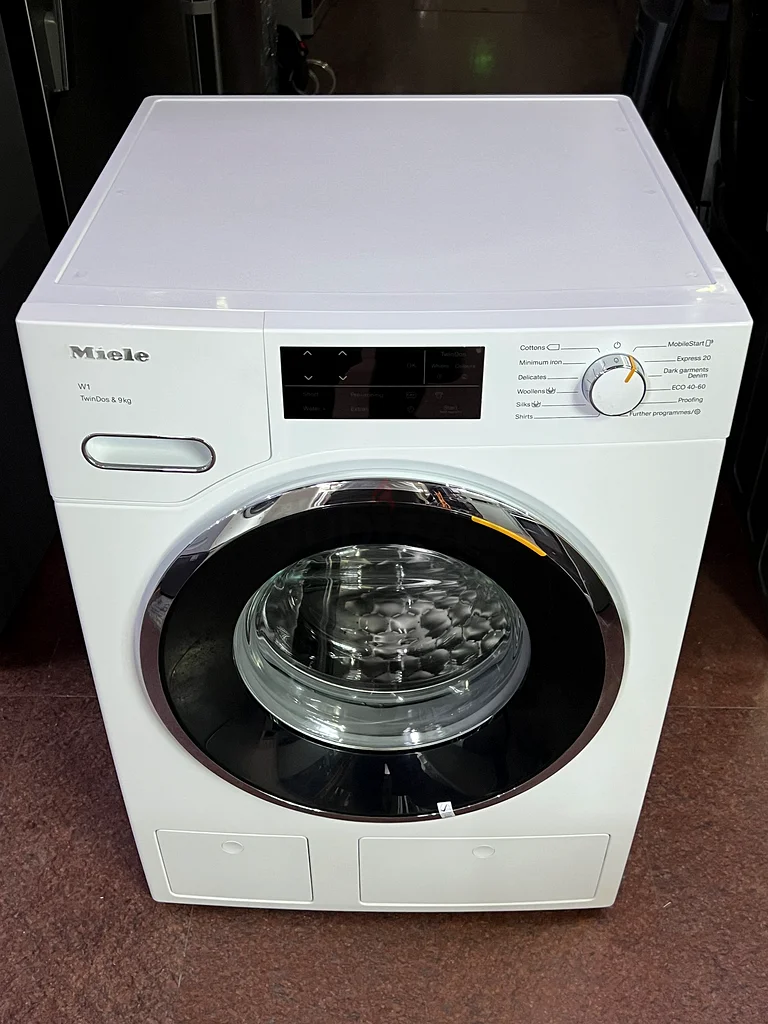 Miele twin-dos W1 front-loader washing machine: A I 9 kg I 1400 rpm I Automatic dispensing I Pre-iro63167109792899111