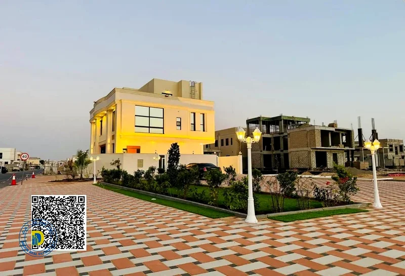 Elite villa , 5BR corner  with a swimming pool and a roof, including reg fees, in AL Bahia , super deluxe finishing, freehold, bank financing63881266064641110