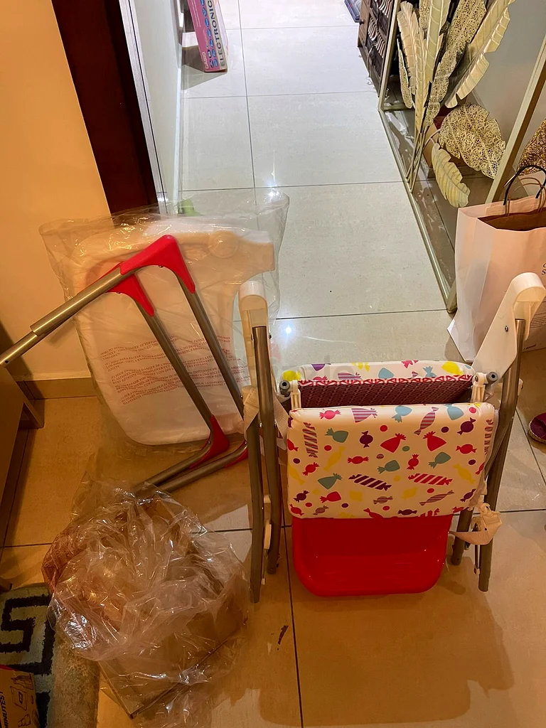 Juniors Folding High Chair for Easy Feeding63197141138433111