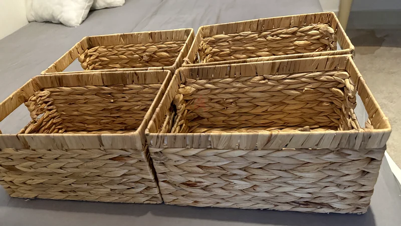 Woven Storage Baskets Set of 463184725812099113
