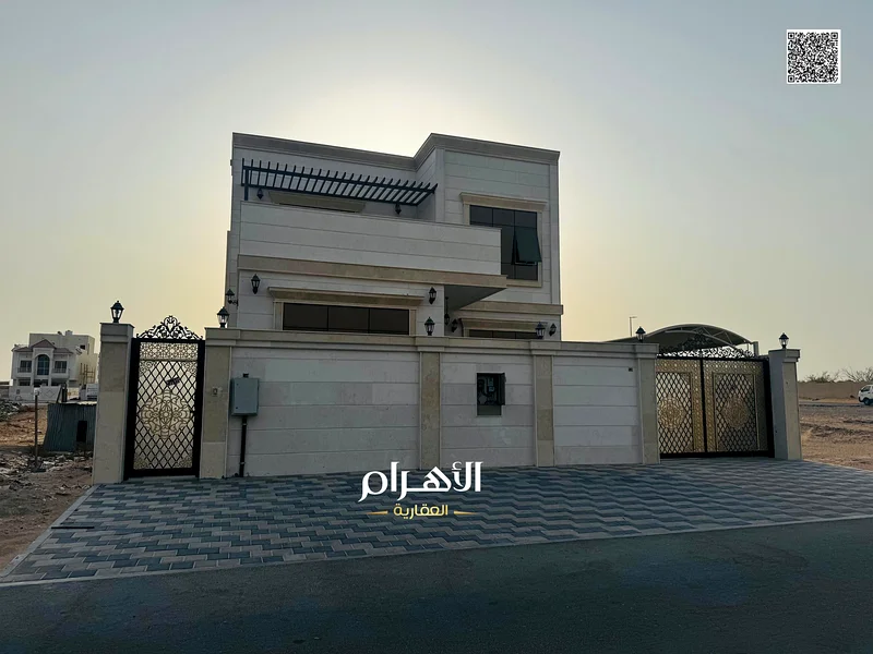 Standalone Stone-Finished Villa for Sale in Al Zahya – 4BR + Maid | Price Includes Water & ACs63893024210691111