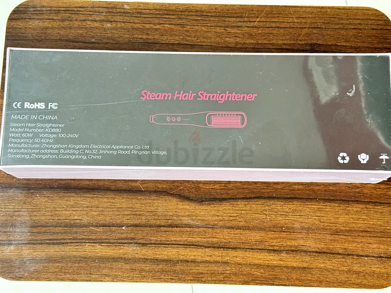 2265 - CONOYAR Steam Hair Straightener Brush, 3 in 1 Straightening Brush with 4 Temperature Settings63242686827137112