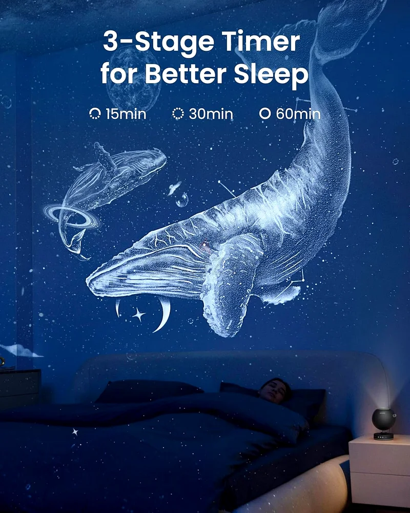 POCOCO Galaxy Star Projector for Bedroom with Replaceable Optical Film Discs63263516712835114