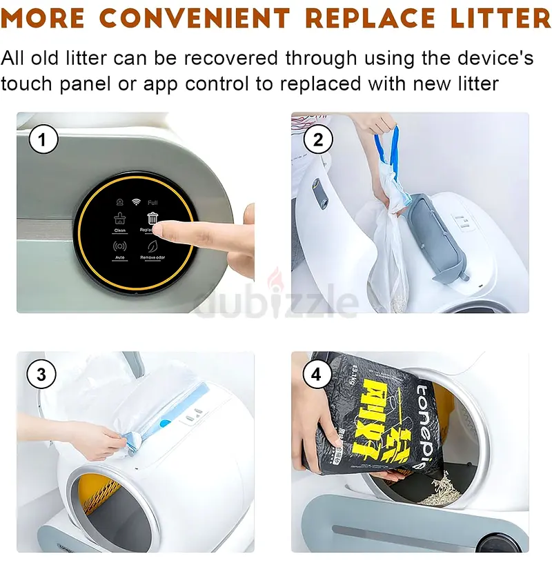 Smart Self-Cleaning Cat Litter Box63233128465025116