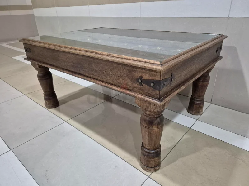 Glass Top Antique Table63179865384065112