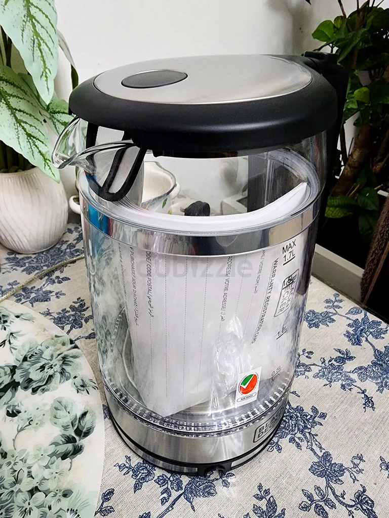 Electric Glass Kettle Black n Decker632545020482591121