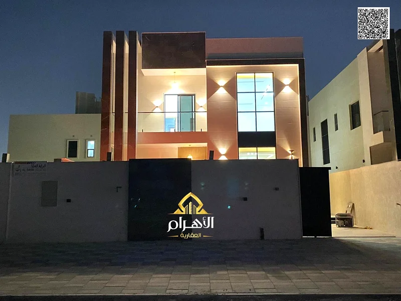 فيلا فاخرة مع مسبح في عجمان، تشطيبات عالية الجودة، تصميم عصري، تشمل التسجيل والملكية63899978780035111