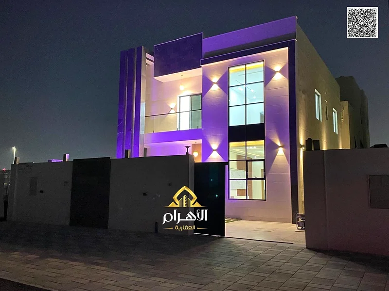 فيلا فاخرة مع مسبح في عجمان، تشطيبات عالية الجودة، تصميم عصري، تشمل التسجيل والملكية63899978780035112