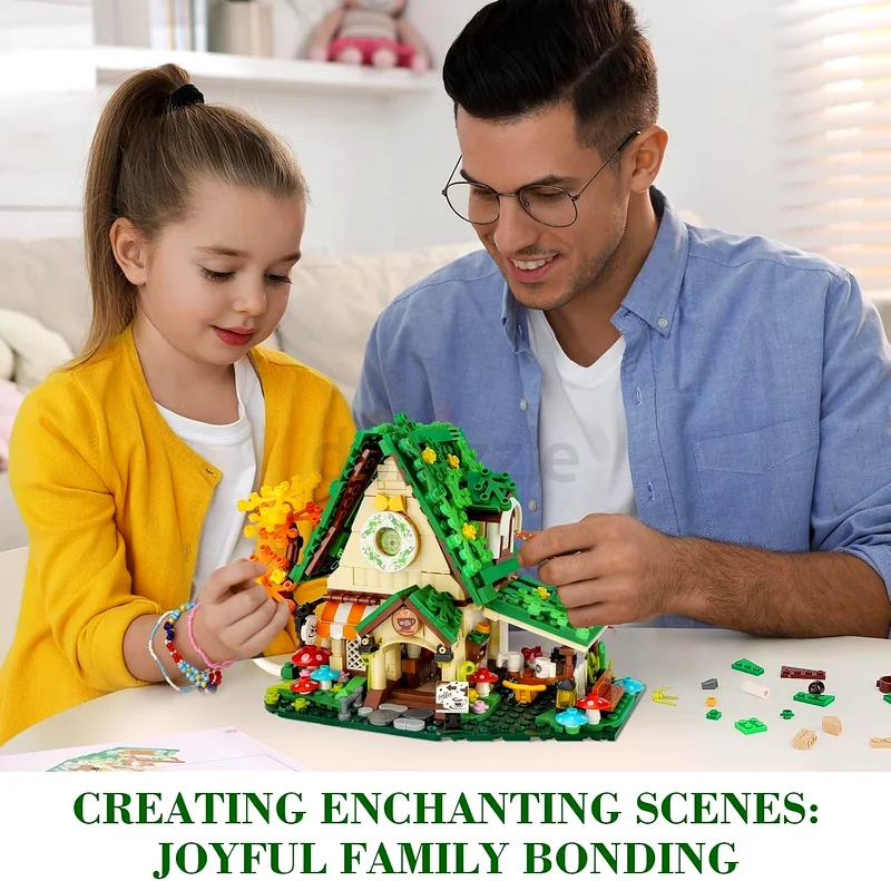 2289 - OMIRE Dream House City Green House Building Toy Sets,Blocks Toys Building Kit Fairy Tale Cafe63198625029635113