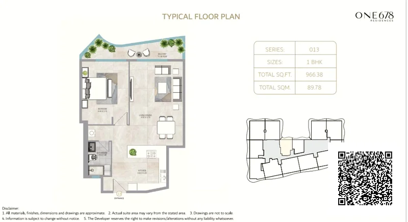 Prime Location Near 311 | Best Price | Flexible Payment Plan | Freehold | High ROI One-bedroom apartment in Tower One 678, Ajman63899001720193111