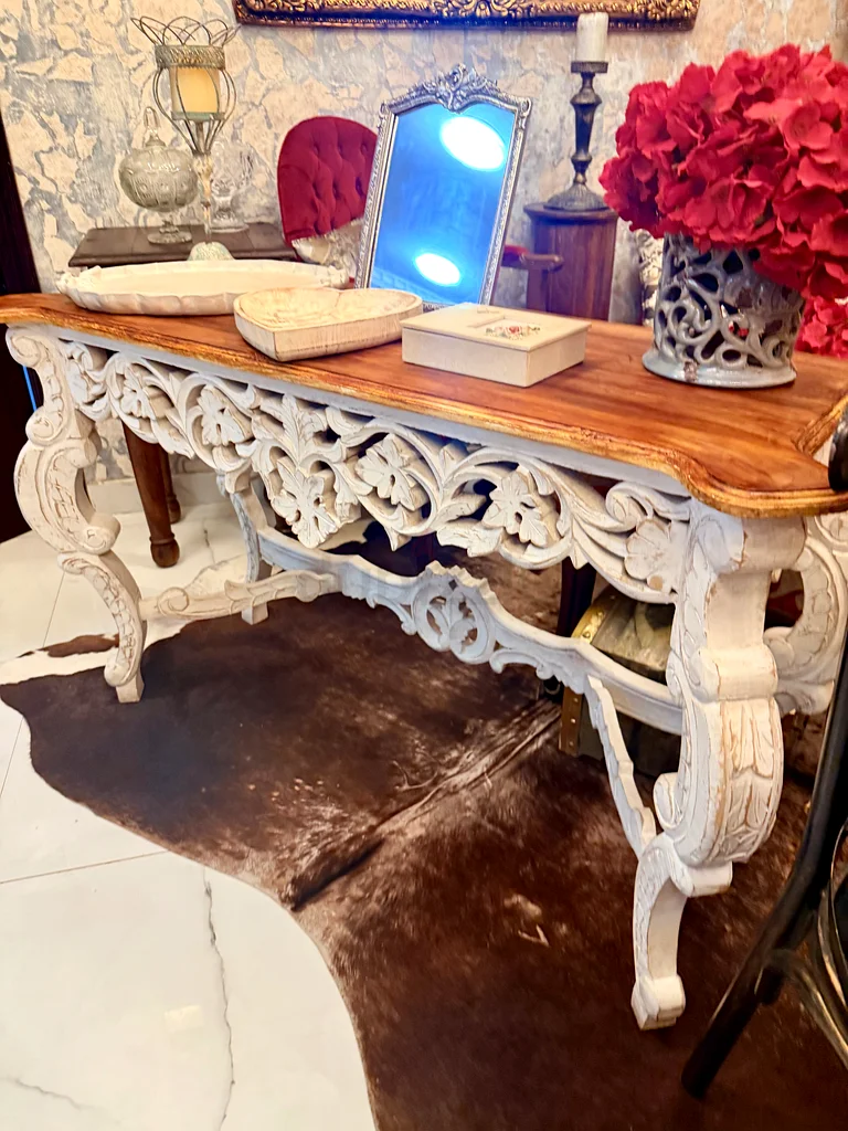 Shabby chic console table63217331018753113