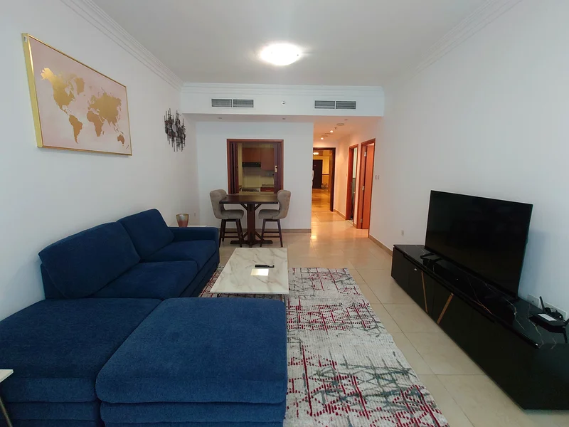 شقة جاهزة للسكن بغرفة نوم واحدة في MAG 218 | إطلالة على المارينا63170393372675111