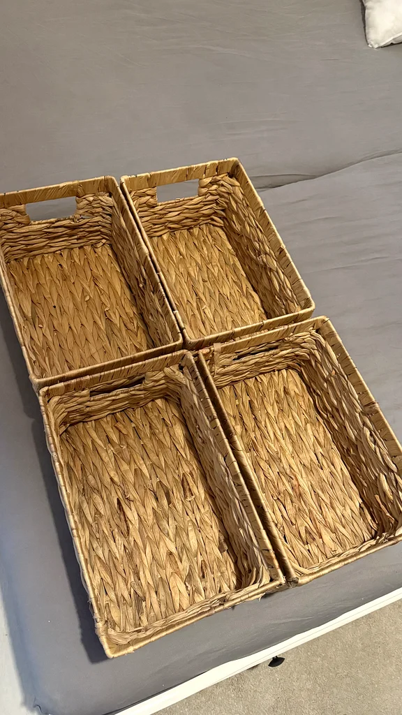 Woven Storage Baskets Set of 463184725812099112