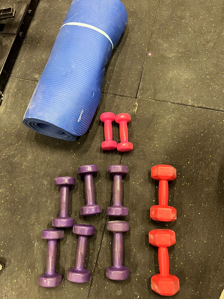 Complete Home Gym Equipment Set - Weights  Yoga Mat!632426902329631124