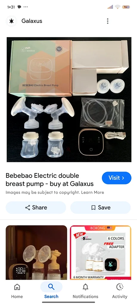 Breast pump never used63205364644609112