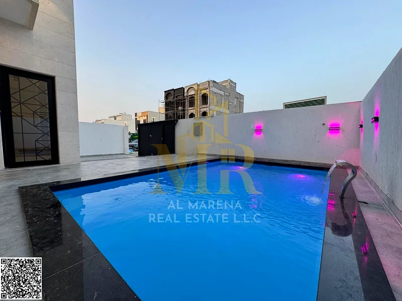 Luxury Villa for Sale in Al Helio 2 🏡 | 3850 sqft ✅ 5 Master Bedrooms 🛏️ | Majlis & Living Room with Wash Basins 🛋️ | Modern Style Kitchen 🍽️ | Sp63898554121857112