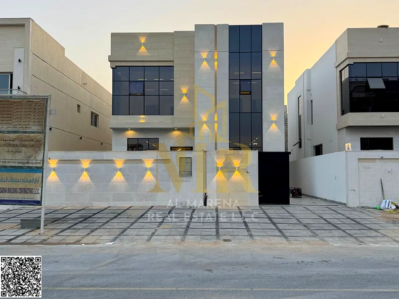 Luxury Villa for Sale in Al Helio 2 🏡 | 3850 sqft ✅ 5 Master Bedrooms 🛏️ | Majlis & Living Room with Wash Basins 🛋️ | Modern Style Kitchen 🍽️ | Sp63898554121857110