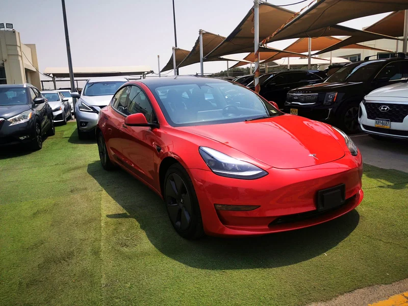 Tesla ** 2023 ** | ** Model 3 ** | ** Very Clean Car ** | Metallic Red ** |63156040505730112