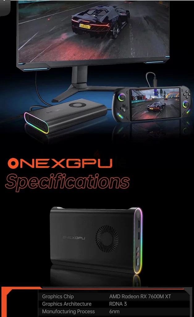 Elevate Your Gaming: ONEXGPU with AMD Radeon RX 7600M XT!  .., ( Negotiable ) ,..632565965985291113