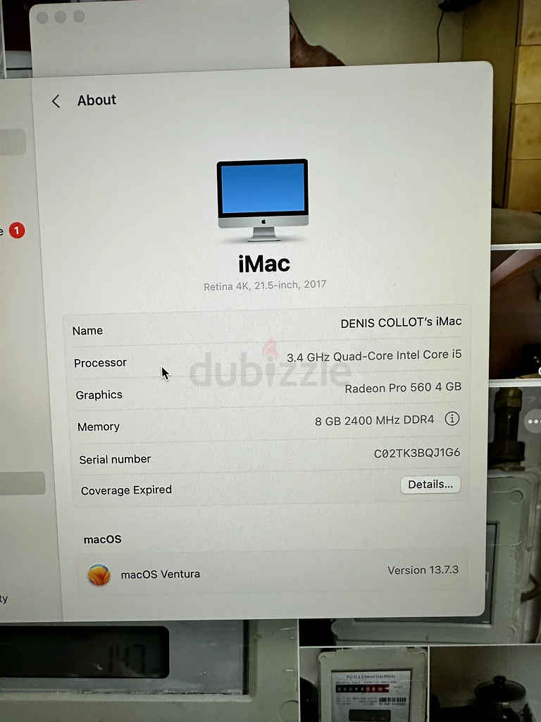 جهاز iMac سطح المكتب 21.5 بوصة 201763263509967491113