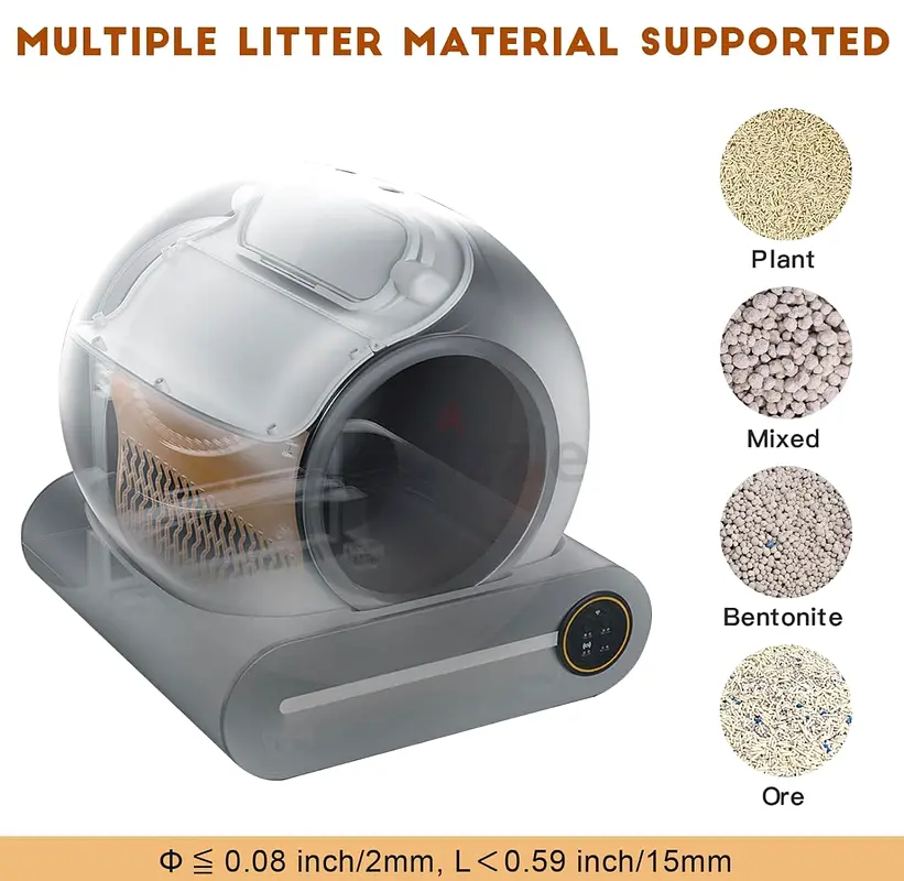 Smart Self-Cleaning Cat Litter Box63233128465025115