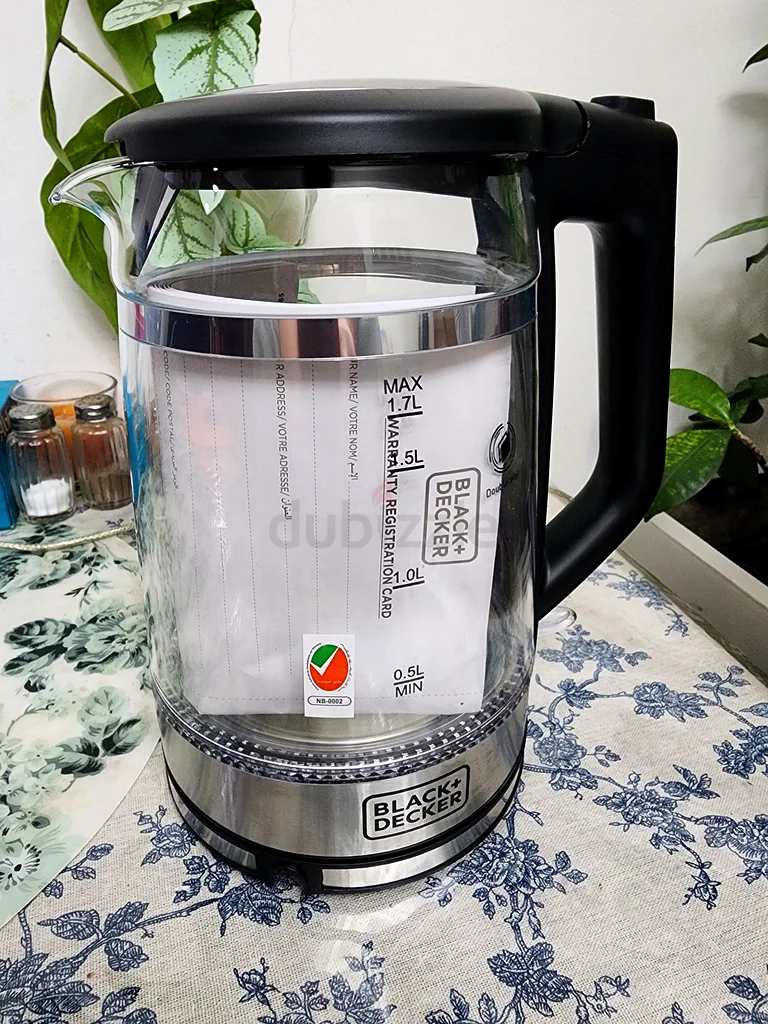 Electric Glass Kettle Black n Decker63254502048259111